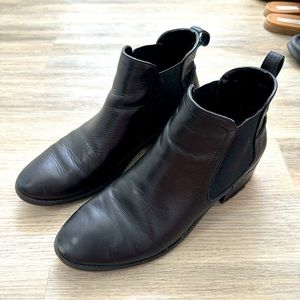 Steve Madden Black Ankle Booties